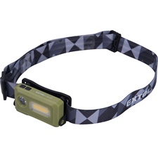 LED fejlámpa, SMD+COB, 140 Lumen; tölthető akkuval, 8 funkció, cseppálló IPX4