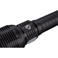 LED lámpa, 60 W COB LED; 8000 Lm, ALU ház, zoom, USB újratölthető Li-ion akkus, 5000 mAh, Power Bank funkció