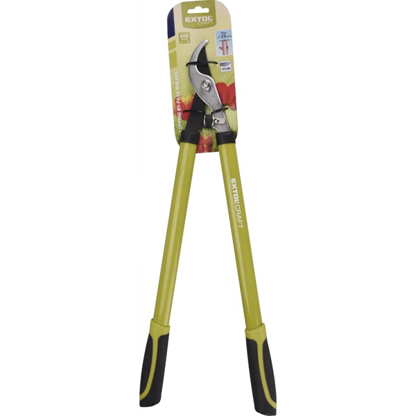 ágvágó olló; mellévágó, 660 mm, festett acél penge, műanyag borítású nyél, max. átvágható: 25 mm