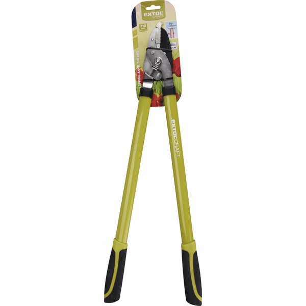 ágvágó olló; rávágó, 710 mm, Teflonos- és festett acél penge, műanyag borítású nyél, max. átvágható: 35 mm