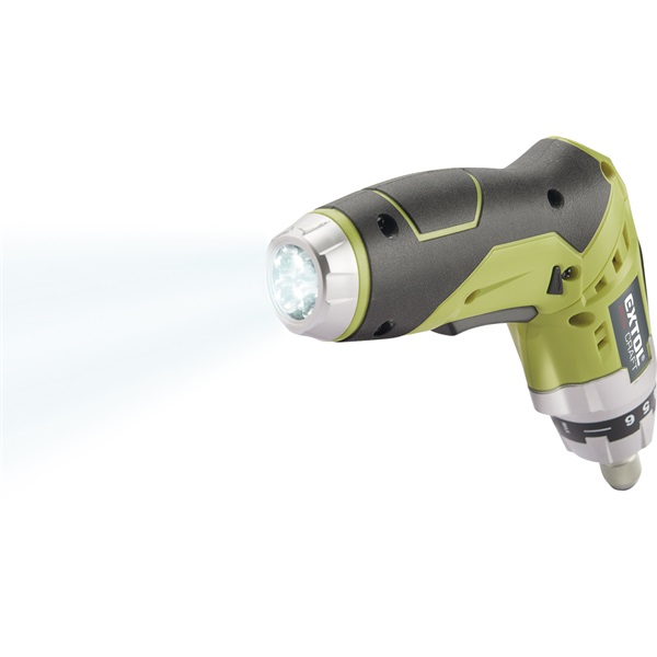 akkus csavarbehajtó, Li-ion; 3,6V, 1300 mAh,  200 1/min, 1/4", hatszög BIT-ekhez, elforgatható