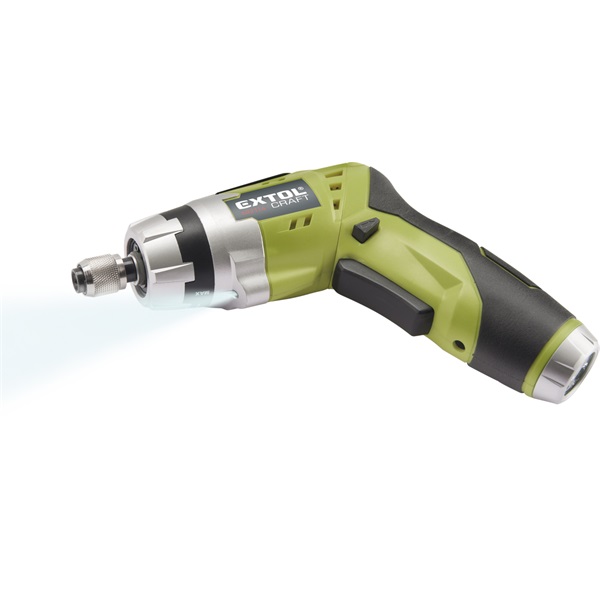 akkus csavarbehajtó, Li-ion; 3,6V, 1300 mAh,  200 1/min, 1/4", hatszög BIT-ekhez, elforgatható