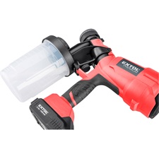 akkus festékszóró gép, Share20V, 20V, Li-ion, 1db akku, 1db töltő, 2000 mAh, 700 ml/perc