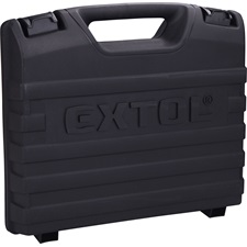 akkus fúrócsavarozó, Extol Craft, 20V, kefementes motor, kofferban; 2db 2000 mAh Li-ion akku + 1 db töltő