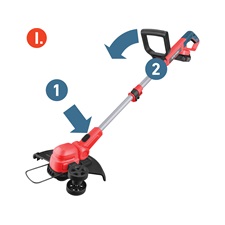 akkus fűszegélynyíró gép Share20V, 1db 2000 mAh Li-ion akku, 1db töltő