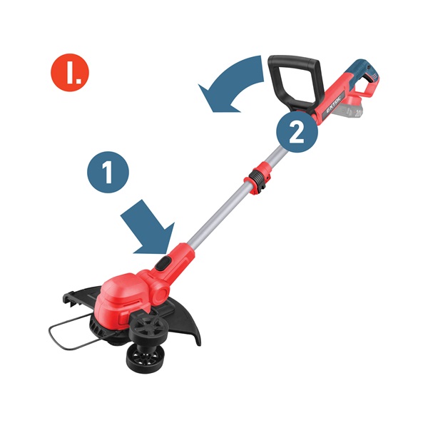 akkus fűszegélynyíró gép Share20V, AKKU és TÖLTŐ NÉLKÜL