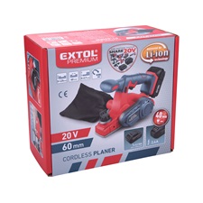 akkus gyalugép, Share20V, 20V, Li-ion, 1db akku, 1db töltő, 2000 mAh, 10.000 ford/perc, kés: 60 mm, mélység: 0-1,25 mm