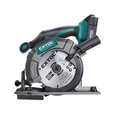 akkus körfűrészgép, Share20V, 20V, Li-ion, 1db akku, 1db töltő, 2000 mAh, 0-3650 ford/perc, 165 mm tárcsa