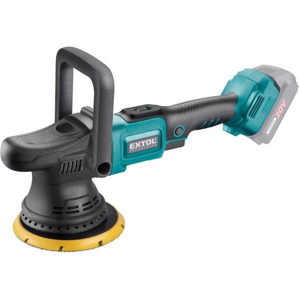 akkus excenteres polírozógép, Share20V, 20V, Li-ion, szénkefe nélküli motor, 150 mm, AKKU és TÖLTŐ NÉLKÜL