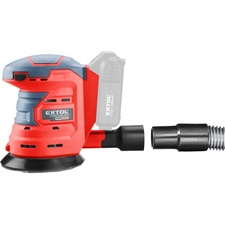 akkus rotációs (excentrikus) csiszoló, Share20V, 20V, Li-ion, 125 mm,ford.: 10.000 f/perc, AKKU és TÖLTŐ NÉLKÜL