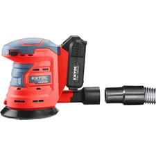 akkus rotációs (excentrikus) csiszoló, Share20V, 20V, Li-ion, 1db akku, 1db töltő, 2000 mAh, 125 mm,ford.: 10.000 f/perc