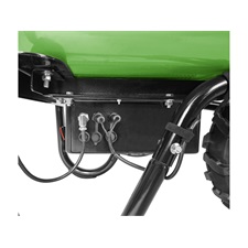 akkus talicska, 24V, szénkefementes, ólom akku 12 Ah, töltő, 150 kg, direktmeghajtású