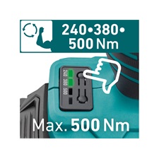 akkus ütvecsavarozó, Share20V, 1/2" négyszög,szénkefe mentes, Li-ion;  AKKU és TÖLTŐ NÉLKÜL, 500 Nm