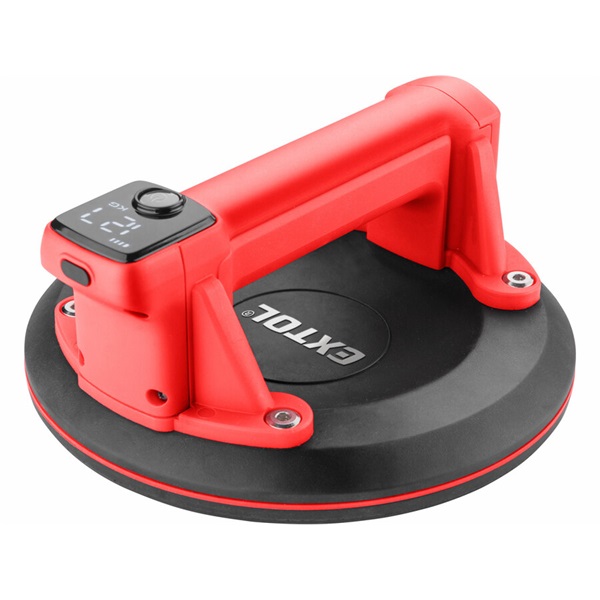 akkus vákuumos emelő (üvegemelő/lapemelő), automatikus vákuumtartással, USB töltés, 3,7V, 2000 mAh Li-ion akku