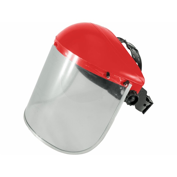 arcvédő pajzs, PC plexis, PP fejpánttal, állítható, CE