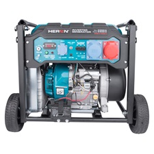 benzinmotoros áramfejlesztő, 9 kVA, 400V/230V, inverteres, elektromos indítású