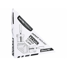 derékszög szorító, acél, max befogási átmérő 65mm, pofaszélesség 68mm