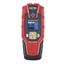 digitális detektor, rejtett fém (vas, réz, alu) és fa tárgyak, illetve feszültség alatti vezeték keresésére, LCD kijelző