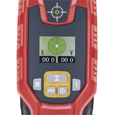 digitális detektor, rejtett fém (vas, réz, alu) és fa tárgyak, illetve feszültség alatti vezeték keresésére, LCD kijelző