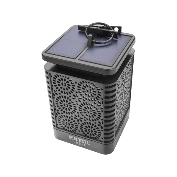 éjszakai, kerti LED lámpa, láng hatású, napelem+szenzor, Ni-Mh akku, 600mAh, leszúrható+falra szerelhető, 66cm, IP44