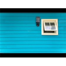 éjszakai, kerti LED lámpa, láng hatású, napelem+szenzor, Ni-Mh akku, 600mAh, leszúrható+falra szerelhető, 66cm, IP44