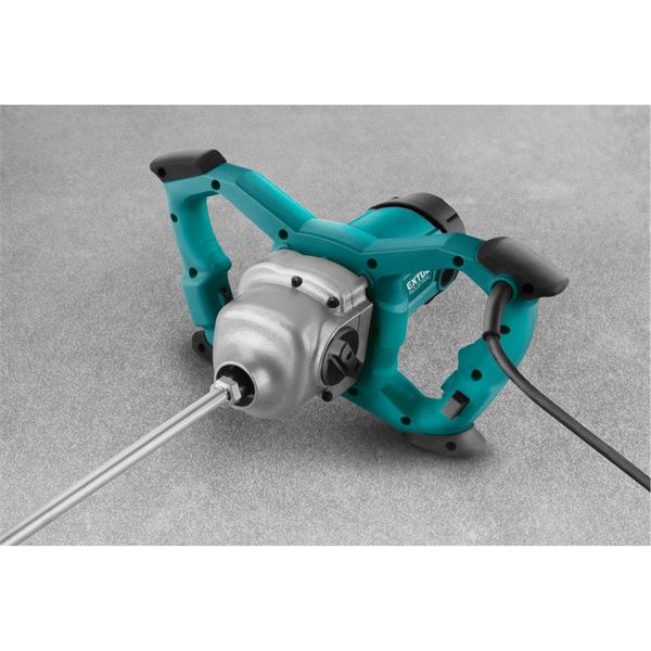 elektromos festék- és habarcskeverő gép (mixer) 1800W, M14 menet, lágy indítás,  ford I=180-400/min, II=300-700/min