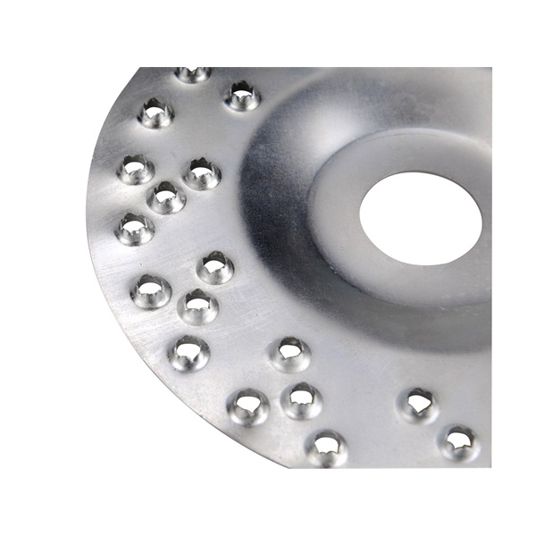 faforgácsoló korong; max 12200 ford/perc, sarokcsiszolóhoz, fém, 125×22,2mm, fa csiszolásához, szakaszos használat