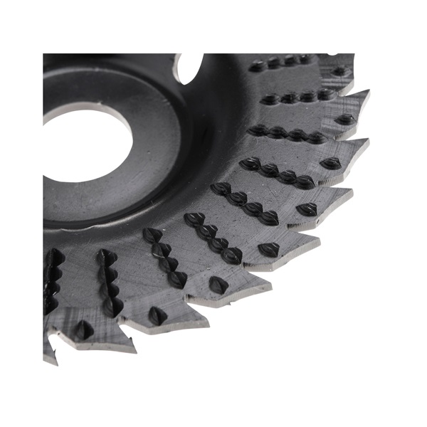 faforgácsoló korong; max 13000 ford/perc, sarokcsiszolóhoz, fém, 125×22,2mm, fa vágás/csiszolásához