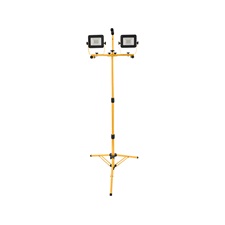 hordozható LED lámpa, 2×30 W, reflektor; 2×2700 Lm, teleszkópos állvánnyal, 230V/50Hz