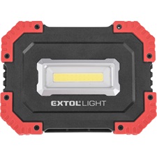 hordozható LED lámpa (reflektor), 10W; 1000 Lm, IP54, Li-ion akkus, 4400 mAh, USB tölthető, Power Bank funkcióva 0,36 kg