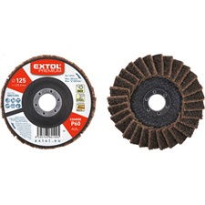 lamellás csiszoló INOX, acél és ALU munkadarabok csiszolására, 125×22mm; P60 (darabáras, de csak ötösével rendelhető)