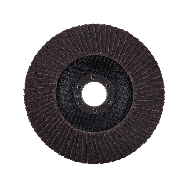 lamellás csiszoló acél, Alu, műa. és fa munkadarabok csiszolására, 125×22mm; P40, kúpos, max.:12.300 ford./perc, EN13743