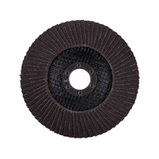 lamellás csiszoló acél, Alu, műa. és fa munkadarabok csiszolására, 125×22mm; P40, kúpos, max.:12.300 ford./perc, EN13743