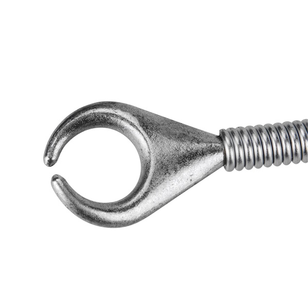 lefolyócső tisztító, 15m, 9mm átmérő,  kézi tekerővel, tisztító körömmel,  (1,9mm drótból sodorva)