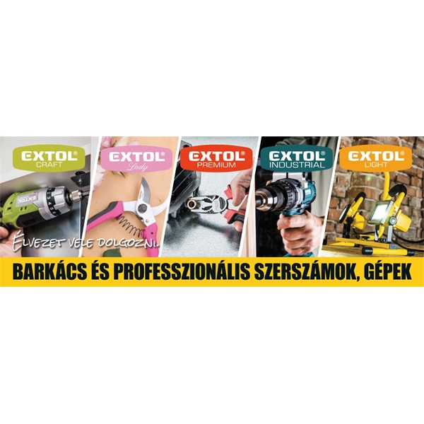 molinó, EXTOL PREMIUM, CRAFT, LADY, INDUSTRIAL, LIGHT vegyes, 80×240cm,  PVC ringlizve, kül- és beltérre - ÚJ