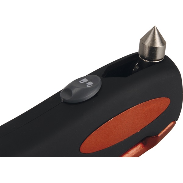 nyomásmérő digitális, 5 az 1-ben autós funkció: nyomásmérő, fehér fény, vörös fény, üvegtörő, biztonsági öv átvágó