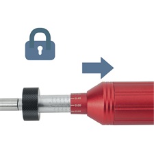 nyomaték csavarhúzó BIT-ekhez, 1/4", 1 - 6 Nm, pontosság: +/- 7%