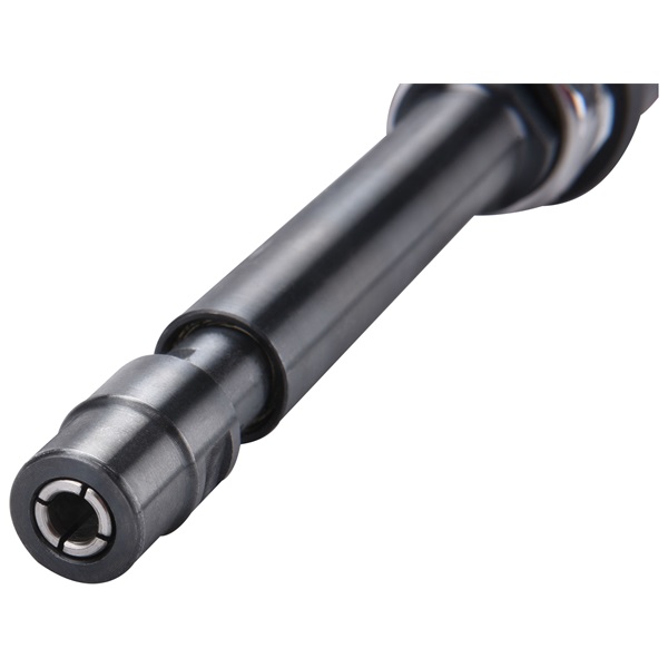 pneumatikus furatköszörű, 295 mm hossz.,1/4"; (6 és 3 mm befogás), 25.000 1/min, 127 l/min, 6,3 Bar, 1/4" csatl., 0,7 kg