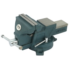 satu forgatható;150 mm, 11 kg, max.befogás:115mm, max. összeszorító erő: 10kN, pofák keménysége: HRC 48-52