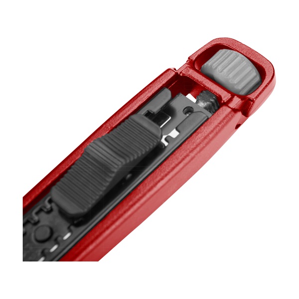 tapétavágó kés, ALU+acél házas; 18 mm, csavaros rögzítés, pótpenge: 4780003
