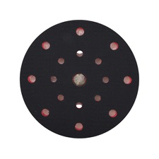 tartalék gumi talp 4795038 rotációs csiszológéphez, 6"/150mm, 6+16 db lyuk, tépőzáras, 12.000 f/perc, vastagság:10mm