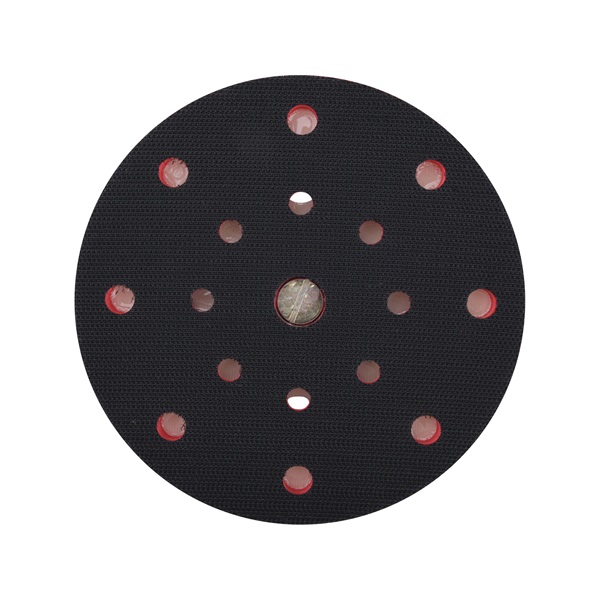 tartalék gumi talp 4795038 rotációs csiszológéphez, 6"/150mm, 6+16 db lyuk, tépőzáras, 12.000 f/perc, vastagság:10mm