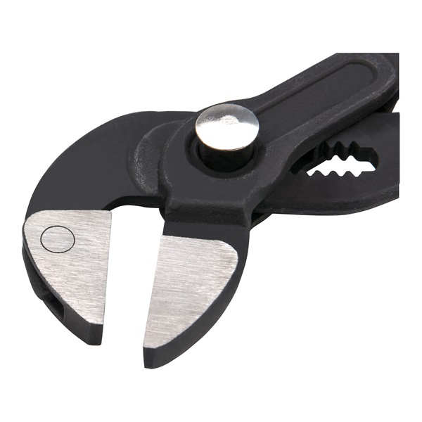 vízpumpafogó, 250mm, egyenes pofák, CrV50, max nyitás 36 mm, TPR nyél, akasztós papír szerszámtartó