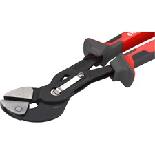 vízpumpafogó, 250mm, egyenes pofák, CrV50, max nyitás 36 mm, TPR nyél, akasztós papír szerszámtartó